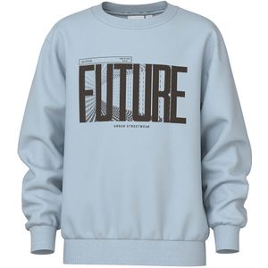 Sweatshirt - Regular Fit - Geborstelde Sweatstof - Lange Mouwen