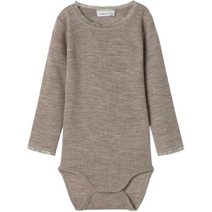 Name It Romper l/s - Wol - NmfWang - Satelliet - Name It - 3 jaar (98) - Romper L/S