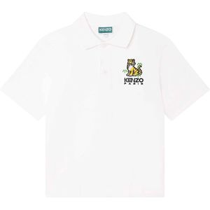 Kenzo Polo - Ivory m. Tijger - Kenzo - 6 jaar (116) - Polo