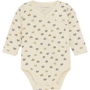 Fixoni Wikkelromper l/s - Windvaan m. Auto's - Fixoni - 44 - Romper L/S