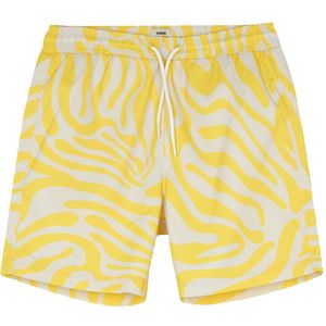 Mads Nørgaard Shorts - Sea Print Sandrino - Lemon Zest/Birch AOP - Mads Nørgaard - 10 jaar (140) - Shorts