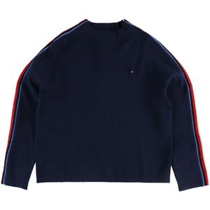 Tommy Hilfiger Blouse - Navy m. Streep - Tommy Hilfiger - 14 jaar (164) - Shirts