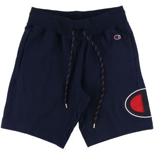 Champion Fashion Shorts - Bermuda - Navy m. Logo - Champion - 16-18 jaar (176-188) - Shorts