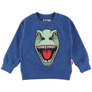 DYR-Cph Sweatshirt - Dierlijk gebrul - Ocean Blue T-Rex - DYR - 3 jaar (98) - Sweatshirt