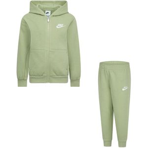 Nike Sweatset - Olie Green m. Wit - Nike - 6 jaar (116) - Joggingpakken