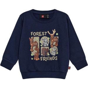 LEGO® Wear Duplo Sweatshirt - Donkerblauw m. Dieren - LEGO® Wear - 4 jaar (104) - Sweatshirt