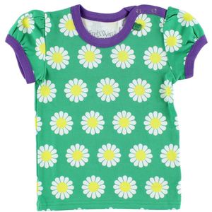 Freds World T-Shirt - Groen m. Daisy - Freds World - 62 - T-Shirts