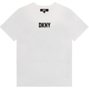 DKNY T-Shirt - Wit m. Fotoafdruk - DKNY - 8 jaar (128) - T-Shirts