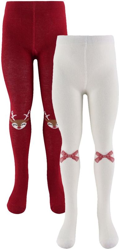 Name It Panty's - 2-pack - NmfVichristmas - Jester Red/Clou - Name It - 1½-2 jaar (86-92) - Panty's