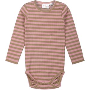 The New Romper l/s - TnsFro - Rib - Roze Nectar - The New - 68 - Romper L/S