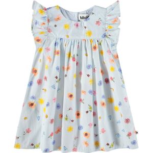 Molo Jurk - Cacao - Small Bloemen Baby - Molo - 1½ jaar (86) - Jurk