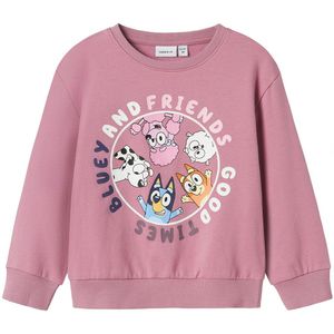 Name It Sweatshirt - NmfNira Bluey - Mauve Orchid m. Print - Name It - 2 jaar (92) - Sweatshirt
