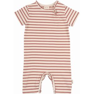 Petit Piao Zomerromper - Som - Verwelkt Rose/Off White - Petit Piao - 74 - Zomer Rompers