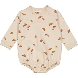 VACVAC Romper l/s - Calais - Croissant Mini - Beige - VACVAC - 2 jaar (92) - Romper L/S