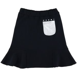 Marni Rok - Sweatshirt - Zwart m. Zilver - Marni - 10 jaar (140) - Rok