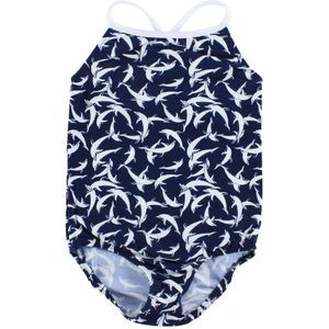 Petit Crabe Zwempak - UV50+ - Navy m. Dolfijnen - Petit Crabe - 3-4 jaar (98-104) - Badmode