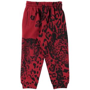 Dolce & Gabbana Joggingbroek - Dieren - Rood Leo - Dolce & Gabbana - 4 jaar (104) - Joggingbroek