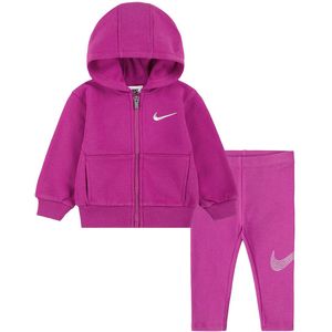 Nike - Set - Cardigan/Leggings - Heet Fuchsia - Materiaal
