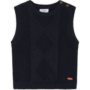 Hust and Claire Vest - Gebreid - Perrie - Navy - Hust and Claire - 68 - Vest