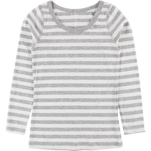 Say-So Blouse - Grijs Gevlekt/Wit Gestreept - Say-So - 8 jaar (128) - Shirts