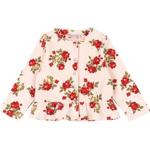 Konges Sløjd Cardigan - Fluweel - Velula - Midori Rosso - Konges Sløjd - 3 jaar (98) - Cardigan