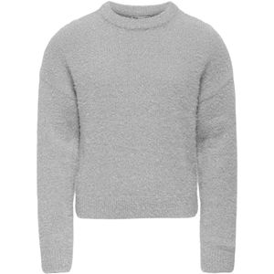 Kids Only Blouse - Gebreid - KogPiumo - Silver Glitter - Kids Only - 9-10 jaar (134-140) - Shirts