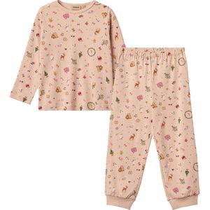 Wheat Pyjama set - 2-delig - Mila - Rose Dust Holiday - Wheat - 3 jaar (98) - Pyjama - Tweedelig