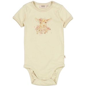 Wheat Romper s/s - Flower Lam - Zeeschelp - Wheat - 62 - Romper S/S