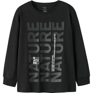 Name It Blouse - NkmOrson - Zwart - Name It - 7-8 jaar (122-128) - Shirts