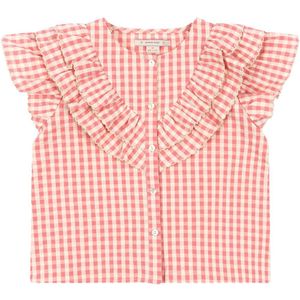 Konges Sløjd Overhemd - Kim Frill - Flamingo Pluimcontrole - Konges Sløjd - 1½ jaar (86) - Hemd S/S