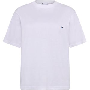 Grunt T-Shirt - GrCatel - Wit m. Blauw - Grunt - 8 jaar (128) - T-Shirts