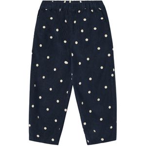 Fliink Broek - Corduroy - Dolly - Insignes Blue AOP - Fliink - 86 - Broeken - Katoen