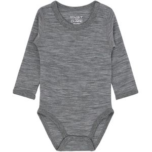Hust and Claire Romper l/s - Bo - Wol - Grijs Melange - Hust and Claire - 50 - Romper L/S