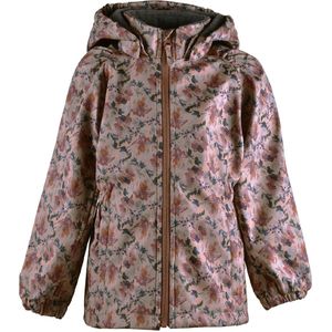 Mikk-Line Softshelljassen m. Fleece - Gerecycled - Nougat m. Blo - Mikk-Line - 1 jaar (80) - Softshell