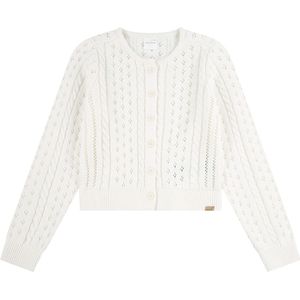 Abercrombie & Fitch - Gebreid Vest - Wolwit - Lange Mouw