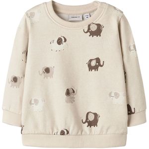 Biologisch Katoen - Sweatshirt - All-over Print - Lange Mouwen - Regular Fit