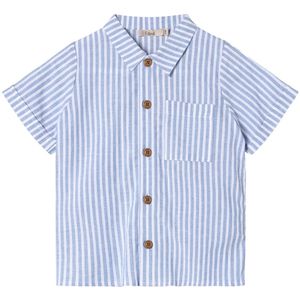 Fliink Overhemd - Virus - Dream Blue/Cloud Danser - Fliink - 92 - Hemd S/S