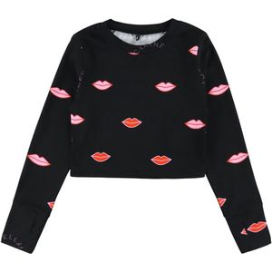 Stella McCartney Kids Zwemtop - Bijgesneden - UV50+ - Zwarte m.  - Stella McCartney Kids - 6 jaar (116) - Badmode