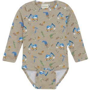 Minymo Romper L/æ - Zuiver Kasjmier m. Print - Minymo - 62 - Romper L/S