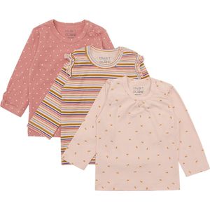 Hust and Claire Blouse - 3-pack - Alda - Peach Dust - Hust and Claire - 62 - Shirts