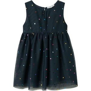 Name It Jurk - NmfVabos - Dark Sapphire m. Harten - Name It - 2 jaar (92) - Jurk