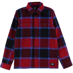 Vans Overhemd - Ridderspoor Deken - Bordeaux/Zwart - Vans - L - Large - Overhemd