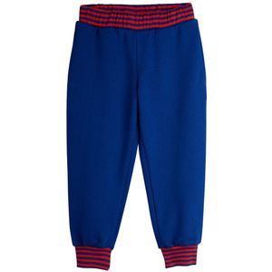 Mini Rodini Joggingbroek - Striped - Blauw - Mini Rodini - 4-5 jaar (104-110) - Joggingbroek