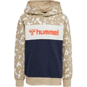 Hummel Hoodie - HmlLuke - Humus/Black Iris - Hummel - 5 jaar (110) - Hoodie