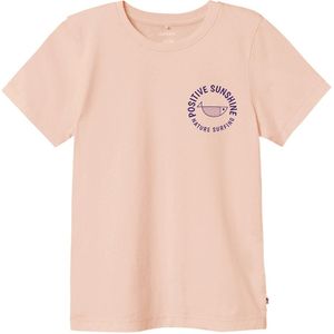 Name It T-Shirt - NkmVijftien - Peachy Scherp - Name It - 7-8 jaar (122-128) - T-Shirts