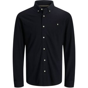 Jack & Jones Overhemd - Piqué - JprBlublake - Black - Jack & Jones - 8 jaar (128) - Overhemd