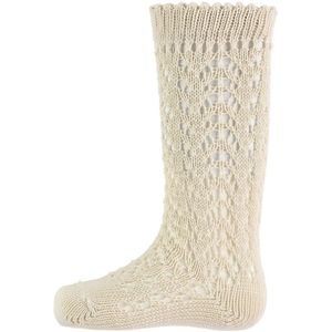 Condor Kniesokken - Gebreid - Beige - Condor - 18-24 mnd - Sokken