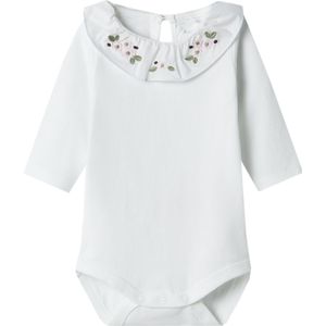 Name It Romper L/æ - NbfTallie - Bright White - Name It - 50 - Romper L/S