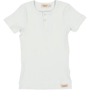 MarMar T-Shirt - Rib - Modaal - Mint Krijt - MarMar - 1 jaar (80) - T-Shirts