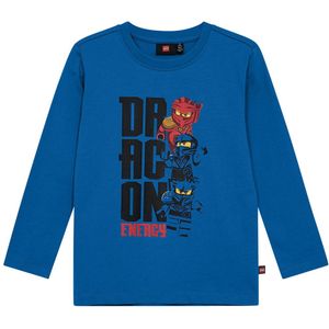 LEGO® Wear Ninjago Blouse - LwTaffy - Blauw - LEGO® Wear - 4 jaar (104) - Shirts